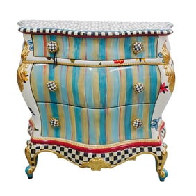 MacKenzie-Childs Butterfly-Conservatory Large Bombay Chest