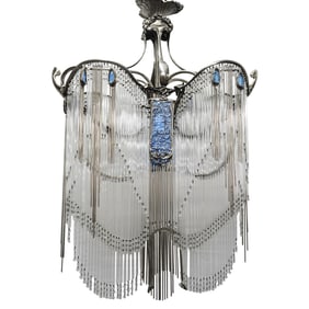 Hector Guimard Art Nouveau Chandelier