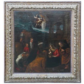 Leandro Bassano Oil on Canvas Painting
