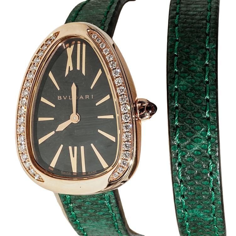 Bvlgari Serpenti 18K Gold and Diamond Ladies Watch (1 of 10)