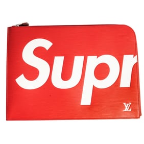 Louis Vuitton X Supreme Epi Pochette Jour GM Red