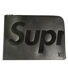Louis Vuitton x Supreme Pochette Jour Epi GM Black