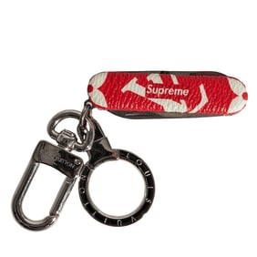 Supreme x Louis Vuitton City Game Pocket Knife Bag Charm & Key Holder