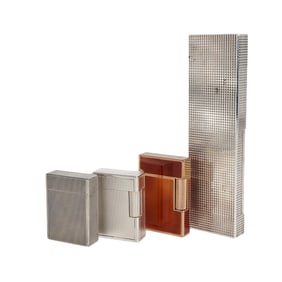 (4 Pcs) S.T. Dupont Luxury Lighter Collection