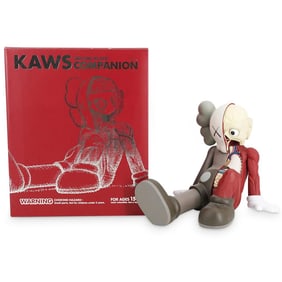 KAWS "Resting Place" (Red) Vinyl Figure