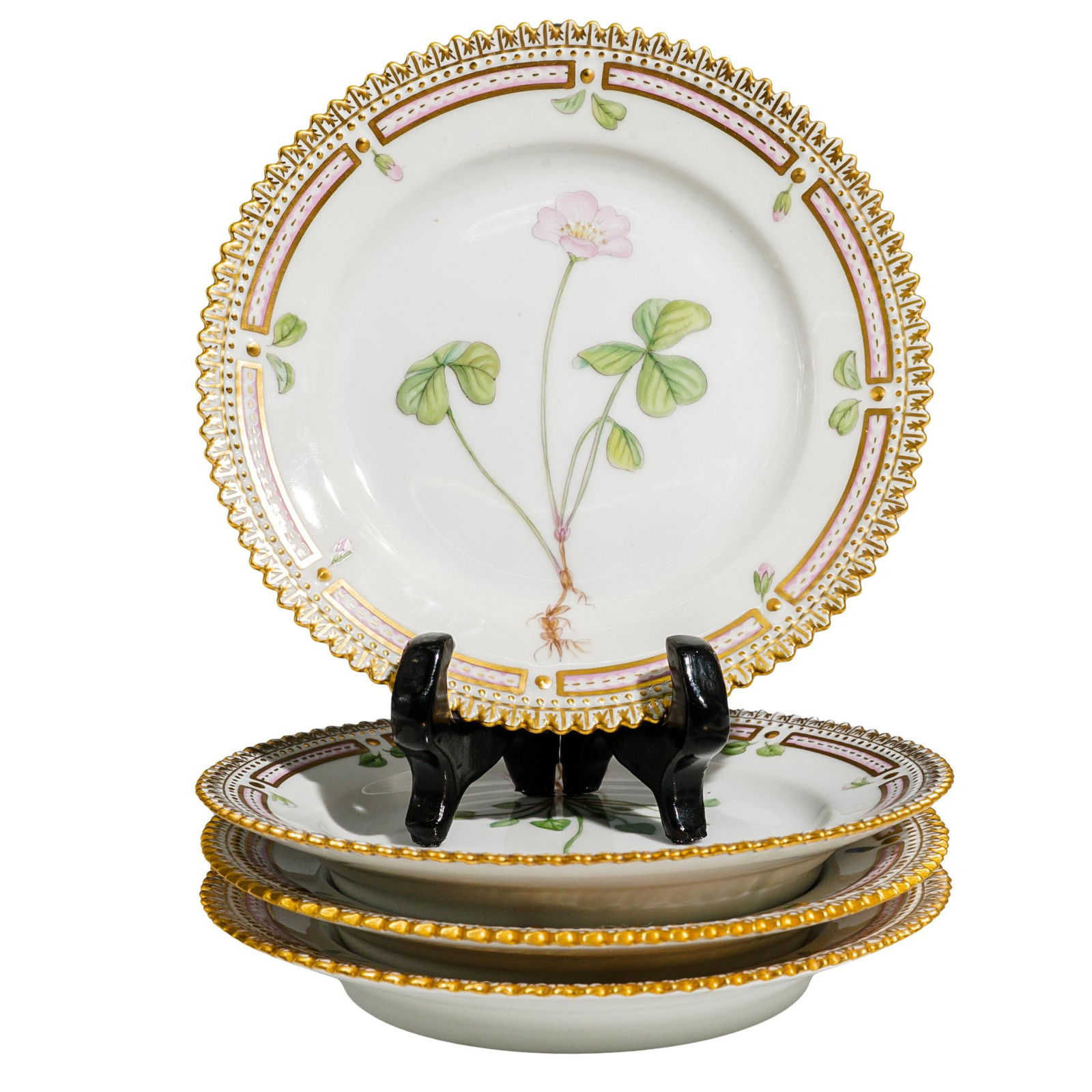 (4 pcs) Royal Copenhagen "Flora Danica" Bread Plates (1 of 11)