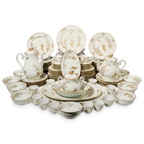 (112 pcs) Georges Boyer Limoges Porcelain Service Set
