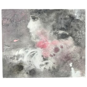 Ex Christies Hector Poleo (Venezuelan) Oil on Canvas"La Rose" Painting