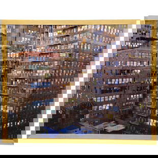 Christopher Woodcock (B. 1975) "8th Avenue and 37th Sreet" C Print: Christopher Woodcock (B. 1975) "8th Avenue and 37th Sreet" C PrintEarly 21st Cent, USA8th Avenue and 37th Sreet Chromogenic print, signed, titled and dated on the reverse. Edition of 6.H: 52" W: 64"