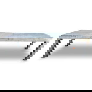 Paul Evans 'City Scape' Dinning Table, 1970s: Paul Evans 'City Scape' Dinning Table, 1970s1970s, USAPaul Evans 'City Scape' modern dinning table, composed of a wood foundation with mirror polished steel panels. Paul Evans Studio for Directional.