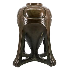 Large Bronze Art Nouveau Censor