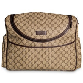 Gucci GG Canvas Diaper Bag