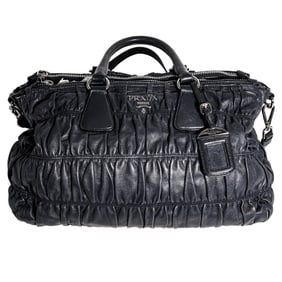 Prada Dressy Gaufre Handle Bag