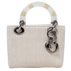 Dior Lady Dior Mini Transparent Plexiglas Shoulder Bag