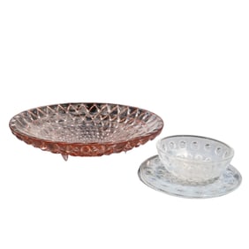 (3 Pc) Rene Lalique Glass Bowls