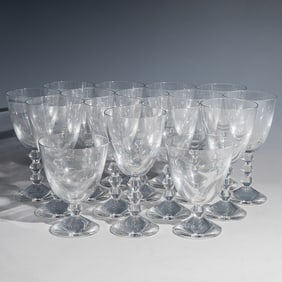 (16 Pcs) Baccarat Crystal Glass Collection