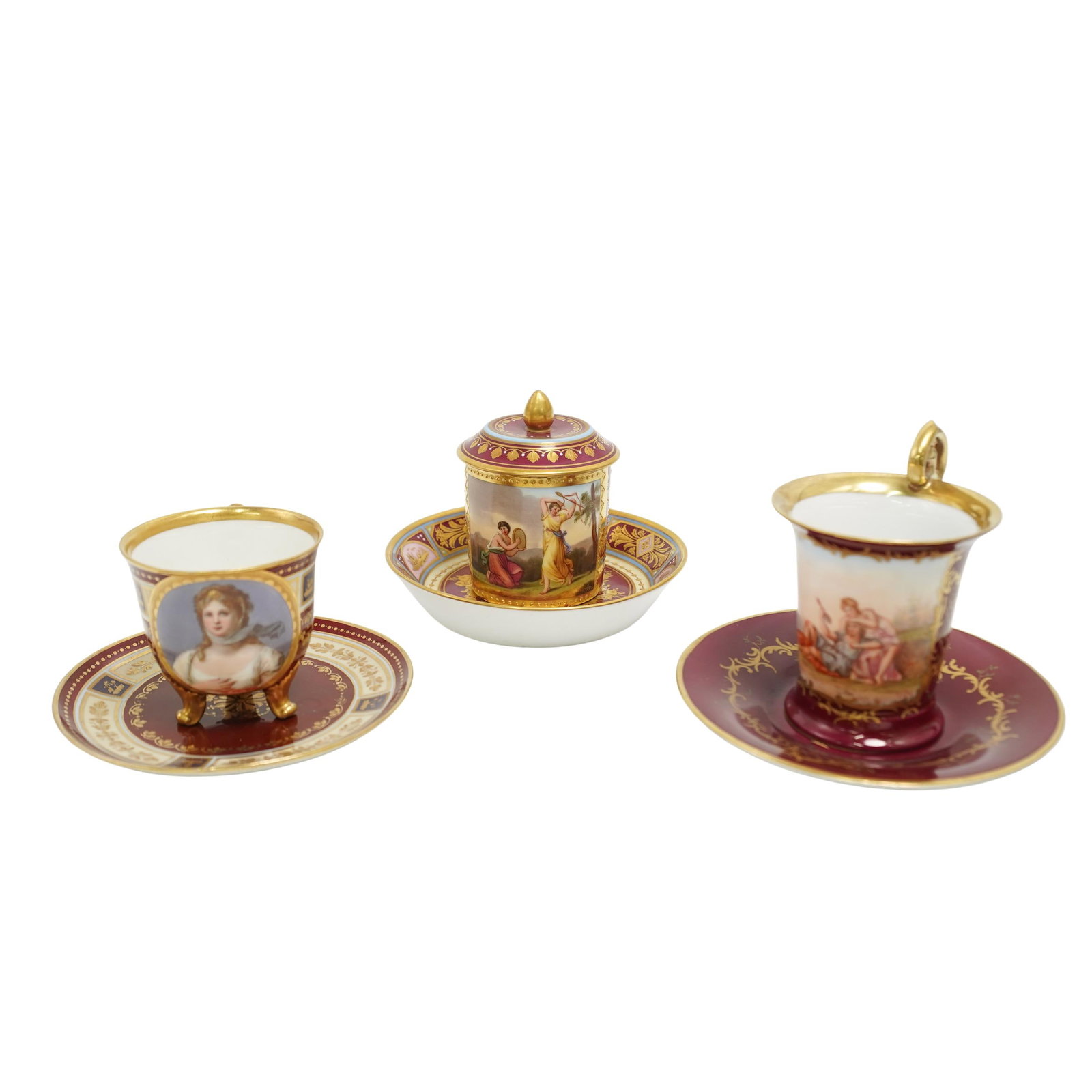 (6 pcs) Royal Vienna Porcelain Portraiture Grouping (1 of 15)