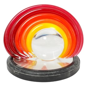 Vintage Thomas Kelly Heechee Art Glass Sculpture