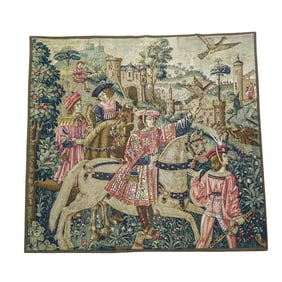 "Depart Pour La Chasse" French Tapestry
