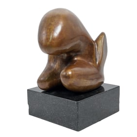 Jean Arp (1886-1966, French/German) Bronze Abstract Sculpture