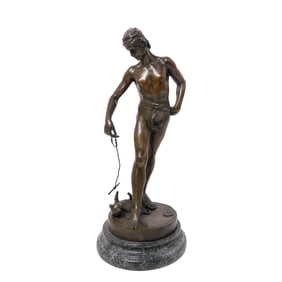 Clement Leopold Steiner (1853-1899, French) Bronze Figural Statuette