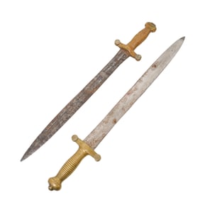 (2 Pc) 1800s French Artillery Swords