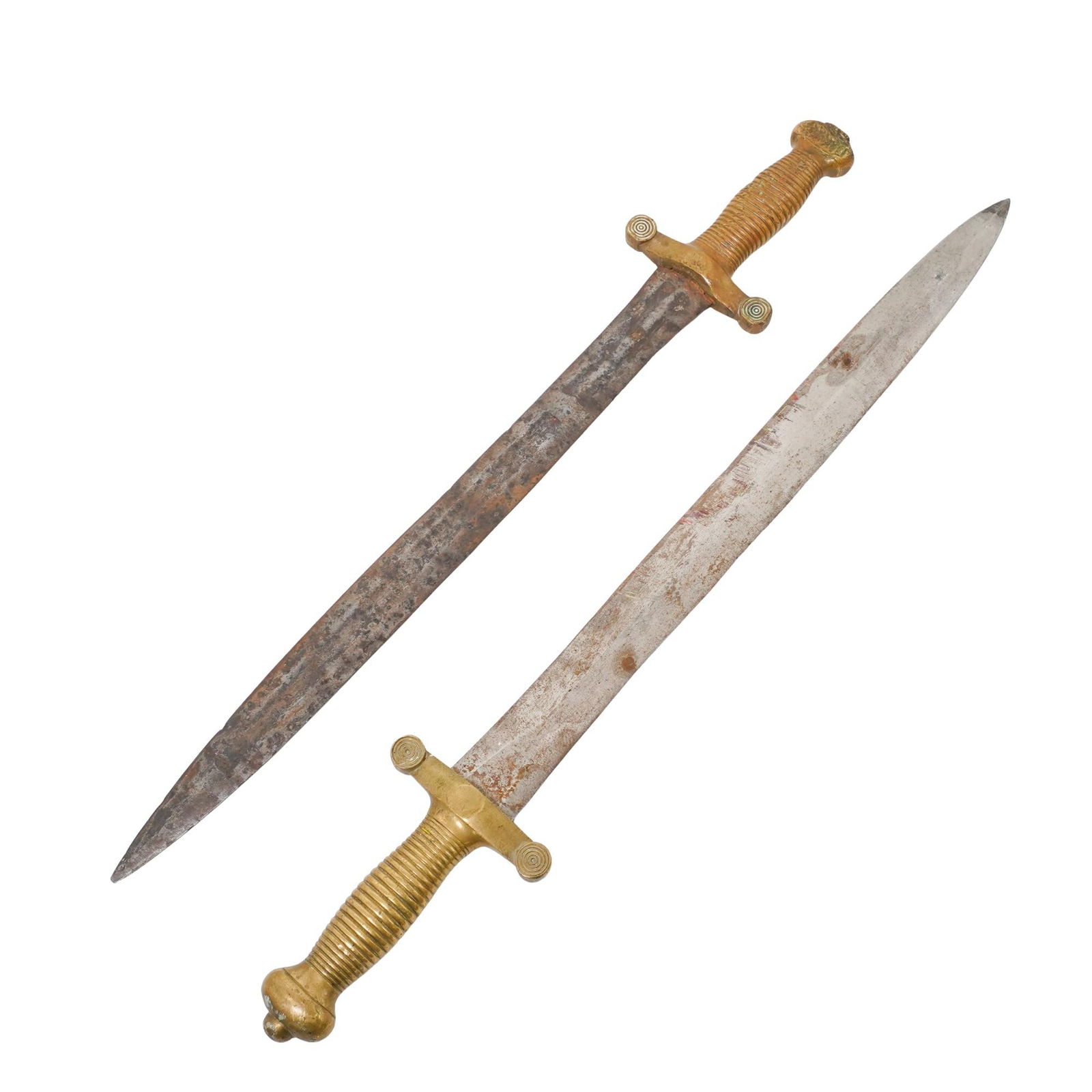 (2 Pc) 1800s French Artillery Swords (1 of 7)