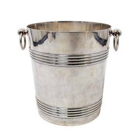 French Christofle Silver Plated Ice Bucket