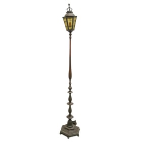 Antique Italian Renaissance Revival Standing Lantern