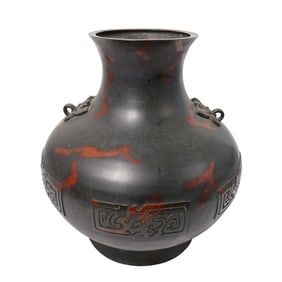 Large Antique Japanese Jardiniere