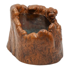 Antique Japanese Rootwood Pot Brazier