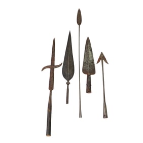 (5 pc) Antique Spear Heads
