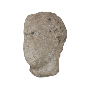 Greco-Roman Architectural Salvage Stone Face