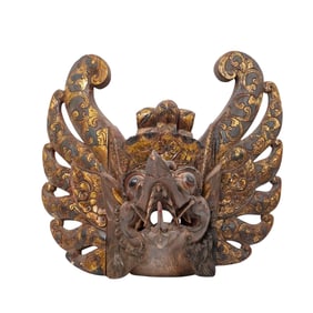 Antique Indonesian Carved Garuda Mask