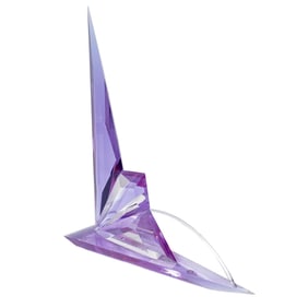 Mary Beth Bliss (b. 1959, USA) Amethyst Glass Sculpture