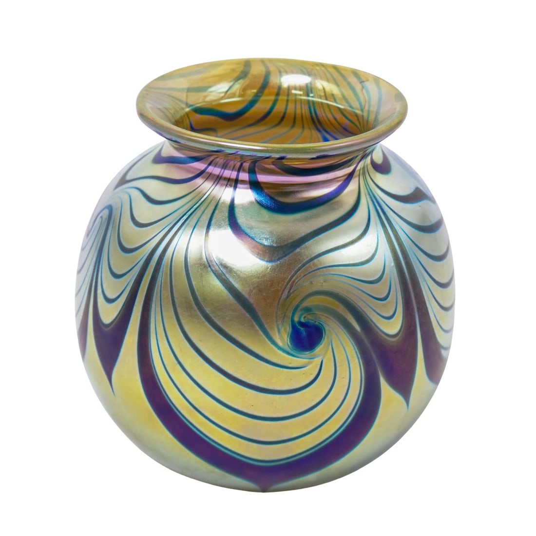 Steven V. Correia Art Glass Vase (1 of 7)