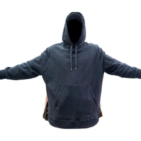 Burberry Black Cotton Hoodie