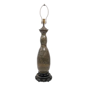 Antique Bronzed Ceramic Table Lamp
