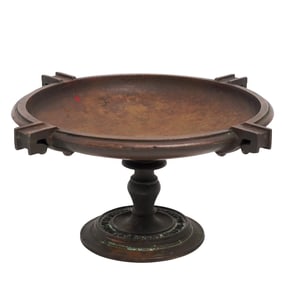 Antique Cox, Nostrand, and Gunnison Inc Metal Tazza