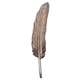 Antique Silver Feather Dip Pen