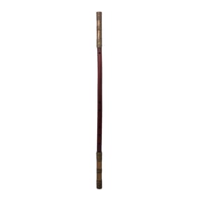 Asian Traditional Carved Wood Side-Blown Flute