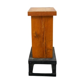 Antique Oak Pedestal