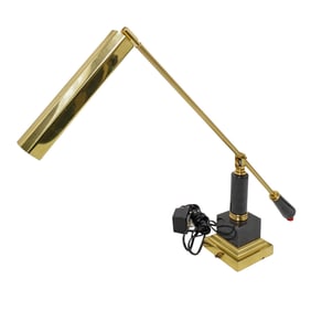 Vintage Brass Piano Lamp