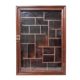 Wooden Curiosity Cabinet