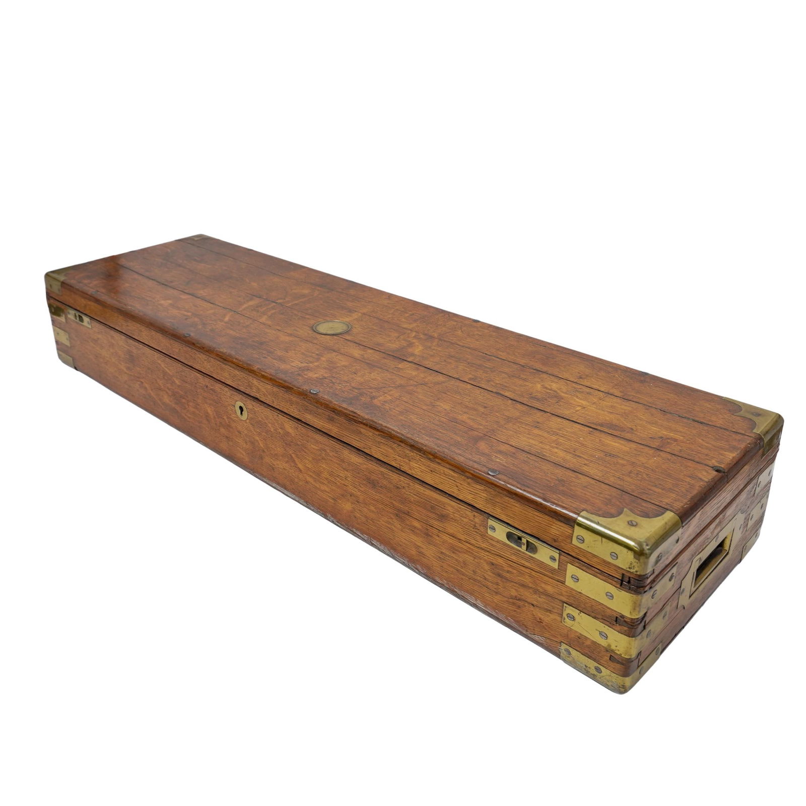 Antique Nautical Campaign Chest (1 of 9)