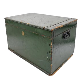 Antique Green Trunk