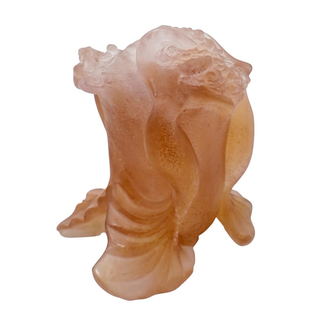 Daum France Pate De Verre Crystal Mermaid Vase (1 of 6)