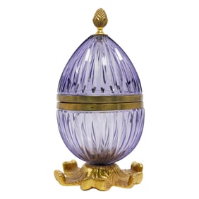 Gilded Glass Egg Box