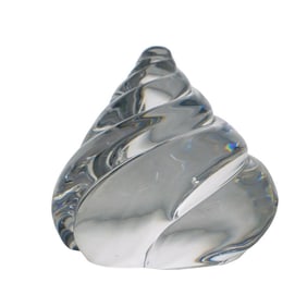 Steuben Crystal Seashell Paperweight
