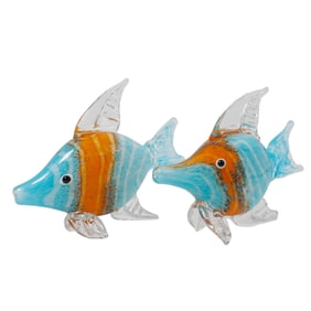 Pair of Murano Glass Fish